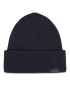 Calvin Klein Čepice Leather Patch Docker Beanie K50K510978 Tmavomodrá - Pepit.cz