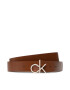 Calvin Klein Dámský pásek Ck Logo Belt 30mm K60K606716 Hnědá - Pepit.cz