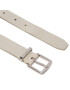 Calvin Klein Dámský pásek Ck Must Metal Loop Belt Emb 25mm K60K609986 Šedá - Pepit.cz