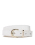 Calvin Klein Dámský pásek Ck Must Metal Loop Rnd Belt 25 Mm K60K610158 Bílá - Pepit.cz