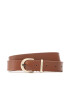 Calvin Klein Dámský pásek Ck Must Metal Loop Rnd Belt 25mm K60K610158 Hnědá - Pepit.cz