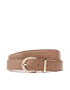 Calvin Klein Dámský pásek Ck Must Rnd Belt 25Mm Epi Mono K60K610009 Béžová - Pepit.cz