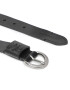 Calvin Klein Dámský pásek Classic Double Loop Belt 30mm K60K610362 Černá - Pepit.cz