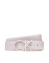 Calvin Klein Dámský pásek Re-Lock Ck logo Belt 30mm Pbl K60K610413 Fialová - Pepit.cz