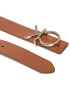 Calvin Klein Dámský pásek Re-Lock Ck Rev Belt 30mm K60K610156 Hnědá - Pepit.cz