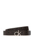 Calvin Klein Dámský pásek Re-Lock Logo Belt 30Mm Mono K60K609001 Hnědá - Pepit.cz