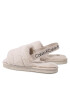 Calvin Klein Jeans Bačkory Home Slipper Fakefur Elastic YW0YW00751 Béžová - Pepit.cz