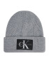 Calvin Klein Jeans Čepice Monogram Beanie Wl K60K607383 Šedá - Pepit.cz