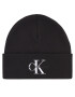 Calvin Klein Jeans Čepice Monologo Embro Beanie K60K611254 Černá - Pepit.cz