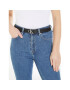 Calvin Klein Jeans Dámský pásek Round Mn/Rev Lthr Text Belt K60K611248 Černá - Pepit.cz