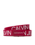 Calvin Klein Jeans Dětský pásek Canvas Logo Belt IU0IU00125 Červená - Pepit.cz