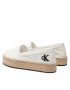 Calvin Klein Jeans Espadrilky Flatform Espadrille YW0YW00661 Bílá - Pepit.cz