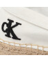 Calvin Klein Jeans Espadrilky Flatform Espadrille YW0YW00661 Bílá - Pepit.cz