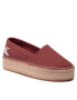 Calvin Klein Jeans Espadrilky Flatform Espadrille YW0YW00661 Bordó - Pepit.cz