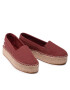 Calvin Klein Jeans Espadrilky Flatform Espadrille YW0YW00661 Bordó - Pepit.cz