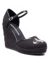 Calvin Klein Jeans Espadrilky Wedge Sandal Close Toe Co YW0YW00150 Černá - Pepit.cz