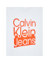 Calvin Klein Jeans Halenka Box Logo IB0IB01451 Bílá Regular Fit - Pepit.cz