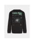 Calvin Klein Jeans Halenka Glow In The Dark IB0IB01897 Černá Regular Fit - Pepit.cz