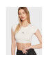 Calvin Klein Jeans Halenka J20J220709 Bílá Cropped Fit - Pepit.cz