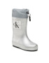 Calvin Klein Jeans Holínky Rain Boot V3X6-80425-0083 M Stříbrná - Pepit.cz