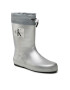 Calvin Klein Jeans Holínky Rain Boot V3X6-80425-0083 S Stříbrná - Pepit.cz