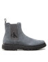 Calvin Klein Jeans Kotníková obuv s elastickým prvkem Lug Mid Chelsea Boot YM0YM00271 Šedá - Pepit.cz