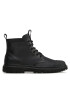 Calvin Klein Jeans Kozačky Eva Laceup Boot Mid Ny YM0YM00833 Černá - Pepit.cz