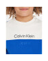 Calvin Klein Jeans Mikina Color Block IB0IB01866 Modrá Regular Fit - Pepit.cz