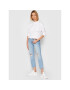 Calvin Klein Jeans Mikina J20J216235 Bílá Relaxed Fit - Pepit.cz