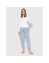 Calvin Klein Jeans Mikina J20J218048 Bílá Relaxed Fit - Pepit.cz