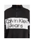 Calvin Klein Jeans Mikina J30J322630 Černá Relaxed Fit - Pepit.cz