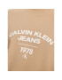 Calvin Klein Jeans Mikina J30J324210 Béžová Regular Fit - Pepit.cz