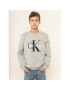 Calvin Klein Jeans Mikina Monogram Logo IU0IU00069 Šedá Regular Fit - Pepit.cz