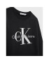 Calvin Klein Jeans Mikina Monogram Logo IU0IU00265 Černá Regular Fit - Pepit.cz