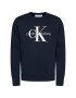 Calvin Klein Jeans Mikina Monogram Logo J30J314313 Tmavomodrá Regular Fit - Pepit.cz