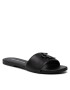 Calvin Klein Jeans Nazouváky Flat Sandal Hw Lth YW0YW00543 Černá - Pepit.cz