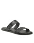 Calvin Klein Jeans Nazouváky Flat Sandal Twostraps Em Pa-Pl YW0YW00141 Černá - Pepit.cz