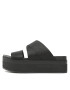 Calvin Klein Jeans Nazouváky Flatform Sandal Webbing YW0YW00966 Černá - Pepit.cz