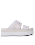 Calvin Klein Jeans Nazouváky Flatform Sandal Webbing YW0YW00966 Écru - Pepit.cz