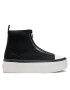 Calvin Klein Jeans Plátěnky Cupsole Flatform Mid Zip YW0YW00767 Černá - Pepit.cz