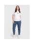 Calvin Klein Jeans Plus Jeansy J20J217529 Modrá Mom Fit - Pepit.cz