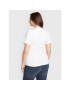 Calvin Klein Jeans Plus T-Shirt J20J217531 Bílá Regular Fit - Pepit.cz