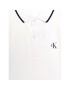 Calvin Klein Jeans Polokošile Monogram IB0IB01244 Bílá Regular Fit - Pepit.cz