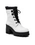 Calvin Klein Jeans Polokozačky Chunky Heeled Boot Laceup YW0YW00729 Bílá - Pepit.cz