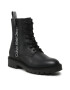 Calvin Klein Jeans Polokozačky Combat Mid Laceup Zip Wn YW0YW01035 Černá - Pepit.cz