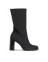 Calvin Klein Jeans Polokozačky Heel Zip Boot Lth Wn YW0YW01113 Černá - Pepit.cz