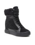 Calvin Klein Jeans Polokozačky Hidden Wedge Sneaker Warm YW0YW00439 Černá - Pepit.cz