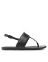 Calvin Klein Jeans Sandály Flat Sandal Hw Lth 2 YW0YW00544 Černá - Pepit.cz