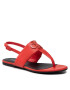 Calvin Klein Jeans Sandály Flat Sandal Hw Lth 2 YW0YW00544 Červená - Pepit.cz