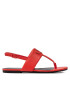 Calvin Klein Jeans Sandály Flat Sandal Hw Lth 2 YW0YW00544 Červená - Pepit.cz